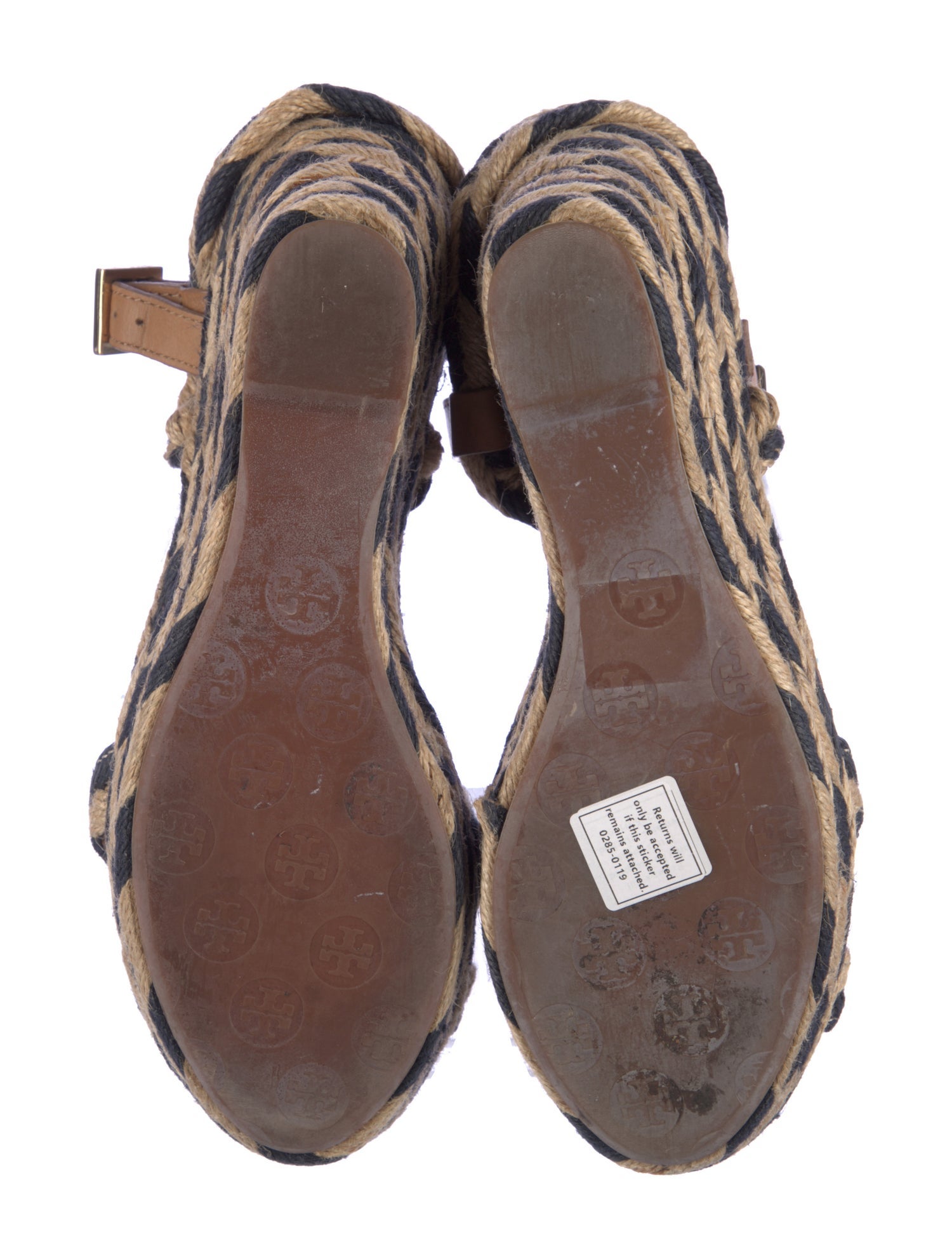 Tory Burch Jute Patterned Espadrilles
